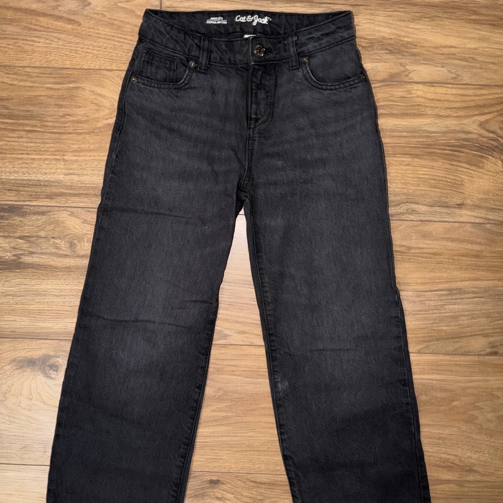 Cat & Jack Black Straight-Leg Jeans